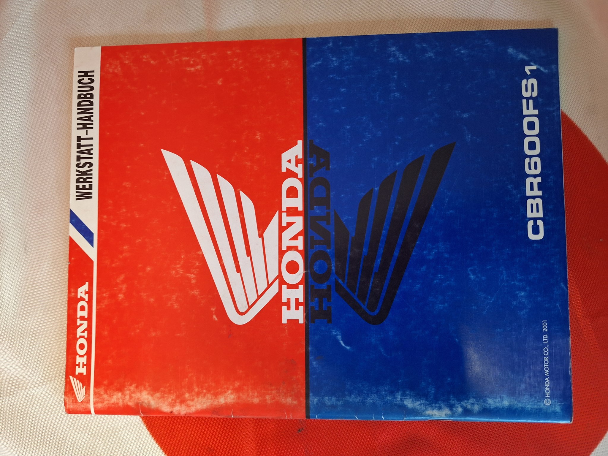 Picture of Werkstatthandbuch Nachtrag Honda  CBR600FS1